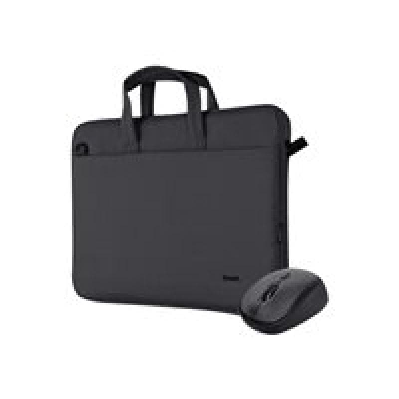 TRUST Bologna Laptoptaschen-Maus-Set - Schwarz