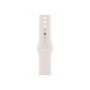 APPLE - Uhrarmband für Smartwatch - 46mm - Größe S/M - Starlight (MXM63ZM/A)