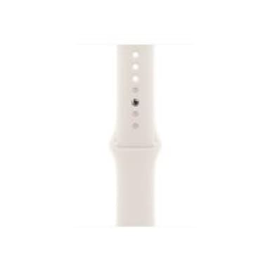APPLE - Uhrarmband für Smartwatch - 46mm - Größe S/M - Starlight (MXM63ZM/A)