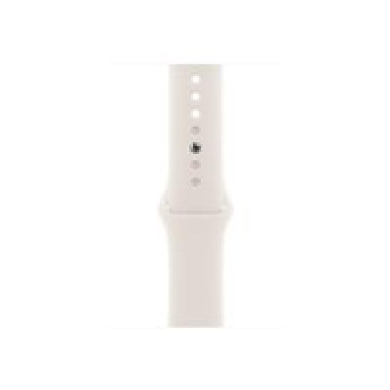 APPLE - Uhrarmband für Smartwatch - 46mm - Größe S/M - Starlight (MXM63ZM/A)