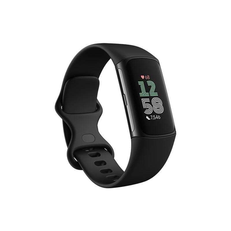 GOOGLE Fitbit Charge 6 Fitness Tracker, Obsidian/Black