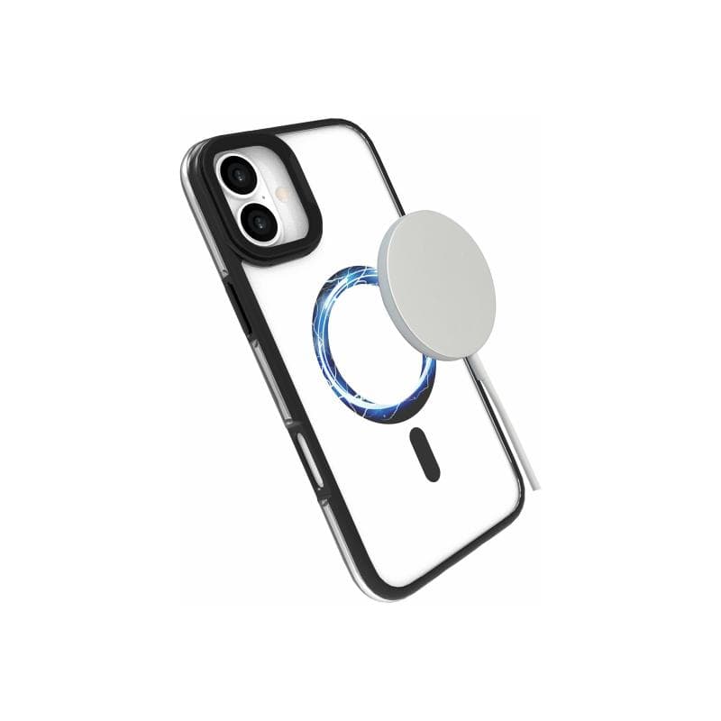 ESTUFF INFINITE HELSINKI iPhone 16 Black Magnetic Stand Cover