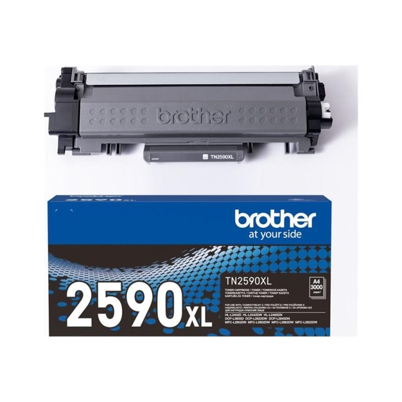 BROTHER TN2590XL - Schwarz - original - Box - Tonerpatrone (TN2590XL)