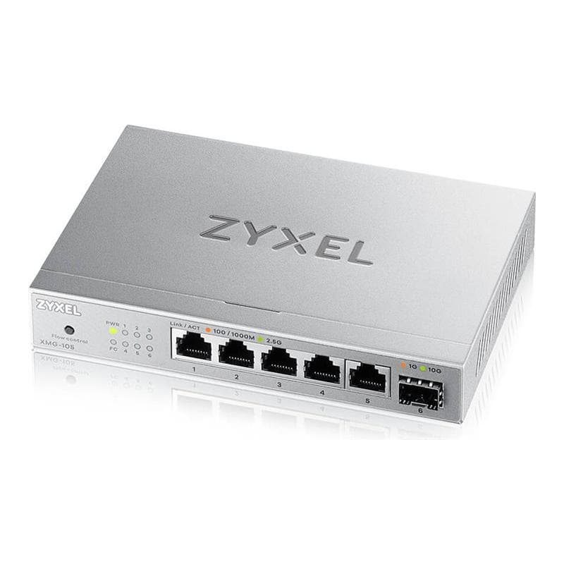 ZYXEL XMG-105 5 Ports 10/2,5G MultiGig Switch unmanaged