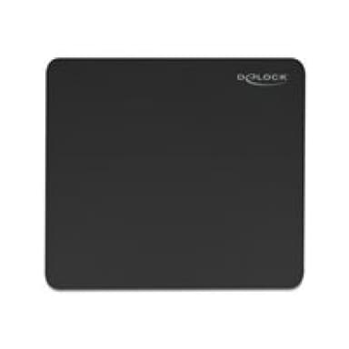 DELOCK Mauspad schwarz 450 x 400 mm″Glas″-Beschichtung (12149)