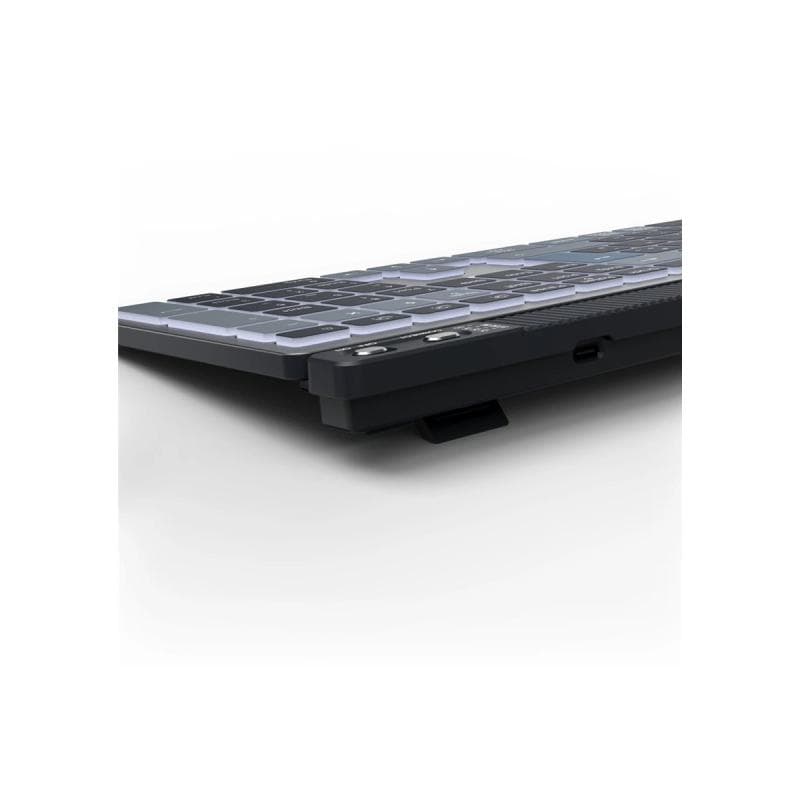 HAMA Multi-Device-Tastatur-Maus-Set WKM-750 kabellos LED Schwarz QWERTZ