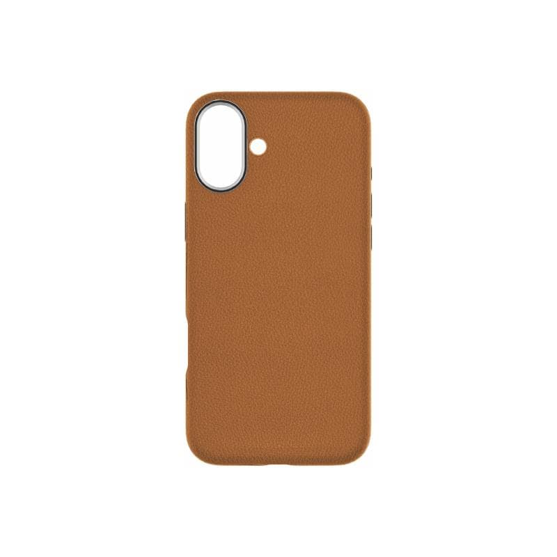 ESTUFF INFINITE VENICE iPhone 16 Brown Leather Magnetic Cover. (ES67160024)