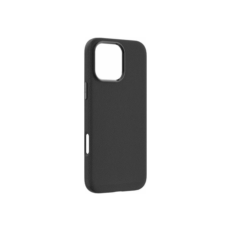 ESTUFF INFINITE VENICE iPhone 16 Pro Black Leather Magnetic Cover. (ES67160021)