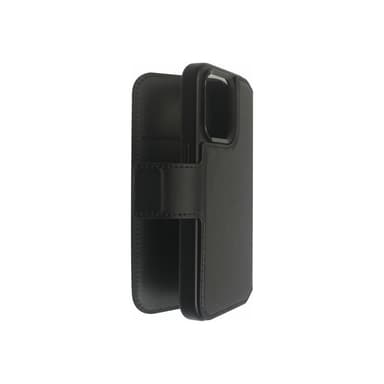 ESTUFF INFINITE MILAN iPhone 16 Plus Black Wallet Cover. Material (ES67160101)
