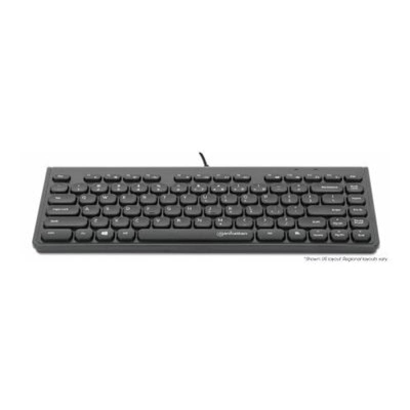 MANHATTAN Slim USB Mini-Tastatur
