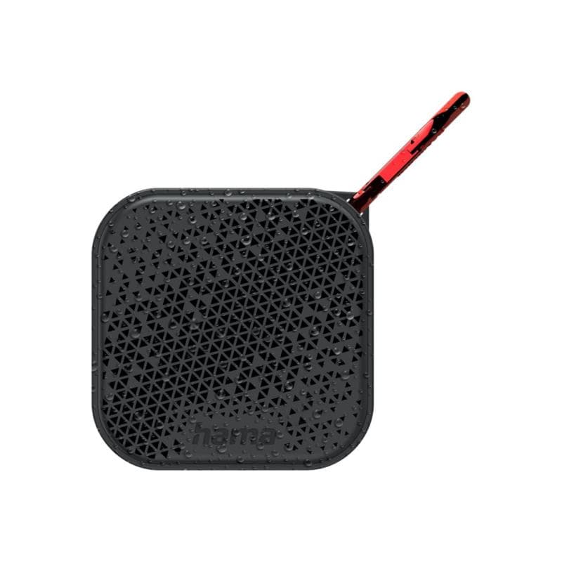 HAMA 00188224 Bluetooth-Lautsprecher ″Pocket 3.0″ kleine Box, wasserdicht IP67, 3,5W, Schwarz
