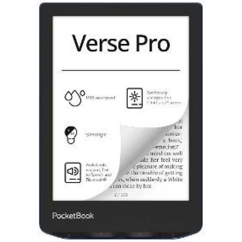 POCKETBOOK Verse Pro eReader azure mit 300 DPI 16 GB