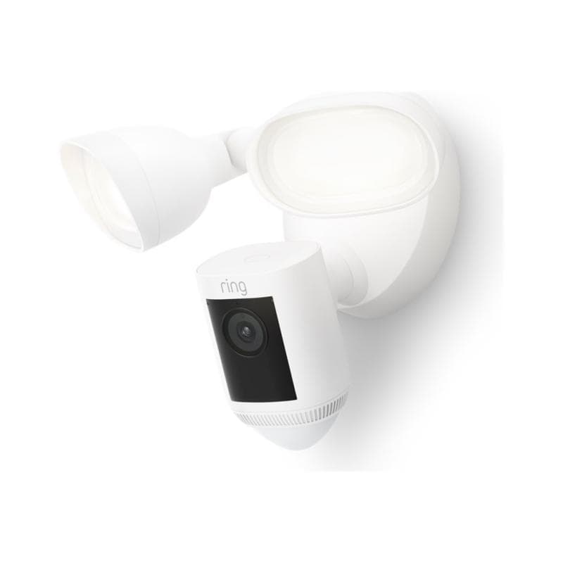 RING Floodlight Cam Wired Pro - 2024 weiß