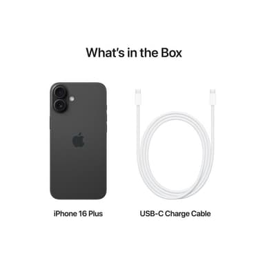 APPLE iPhone 16 Plus 6.7 256GB - Black