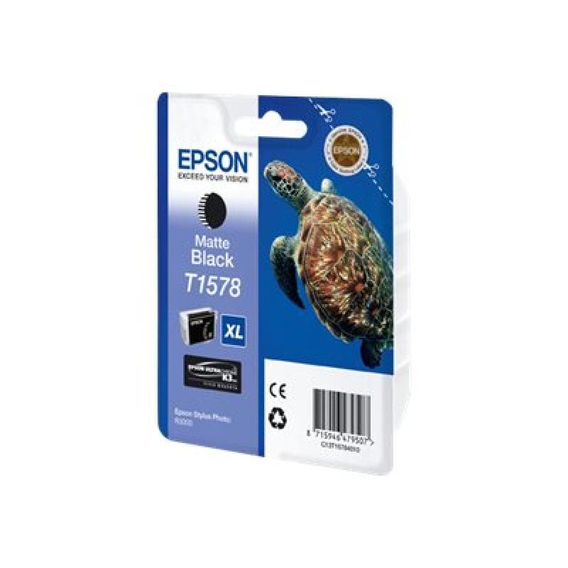 EPSON T1578 - 25.9 ml - XL - mattschwarz - original - Blisterverpackung - Tintenpatrone - für Stylus