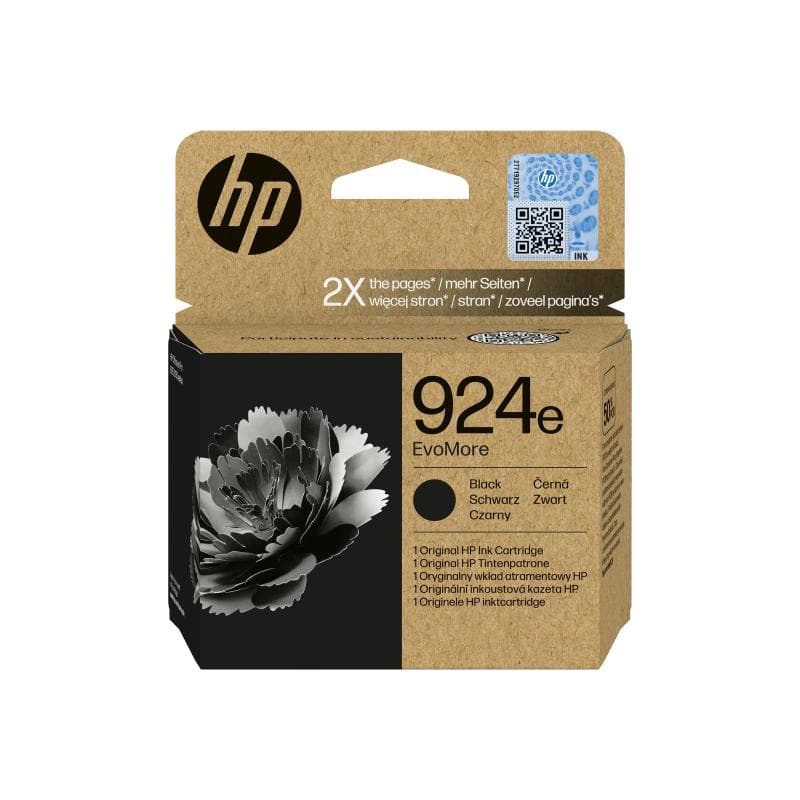 HP 924e EvoMore - Schwarz - original - Tintenpatrone - für Officejet Pro 8130e (4K0V0NE#SE1)
