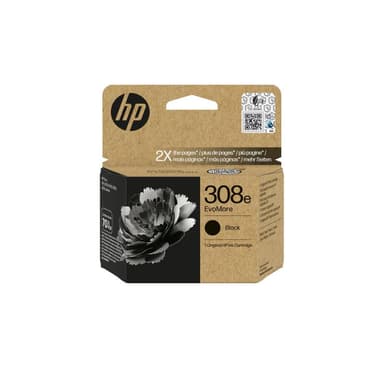 HP 308e EvoMore Black Original Ink Cartridge (7FP22UE#CE1)