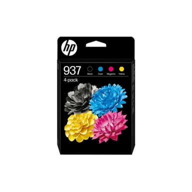 HP 937 - 4er-Pack - Schwarz, Gelb, Cyan, Magenta - original - Tintenpatrone