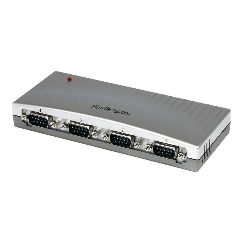 STARTECH.COM 4-Port USB auf RS232 Seriell DB9 Adapter Hub