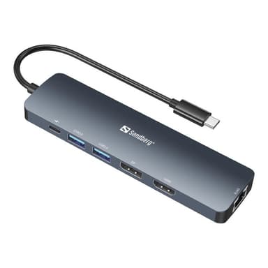 SANDBERG 136-43 - USB 3.2 Gen 1 (3.1 Gen 1) Type-C - 100 W - 10,100 Mbit/s