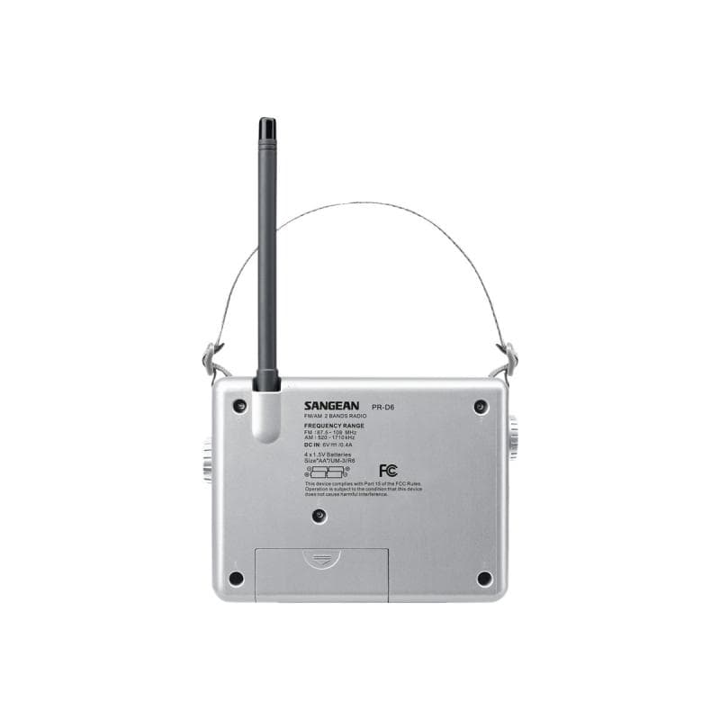 SANGEAN Electronics Sangean PR-D6 - Tragbar - Analog - AM - FM - MW