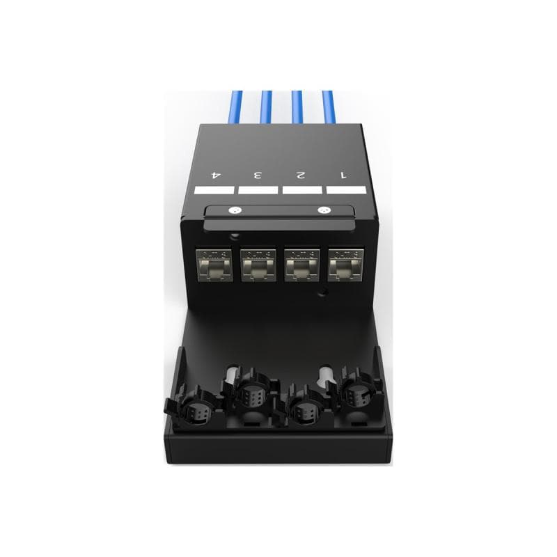 DIGITUS Consolidation Point Box 4 ports Keystone modules