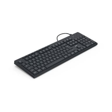 HAMA CK-200 - Volle Größe (100%) - Kabelgebunden - USB - QWERTZ - Schwarz