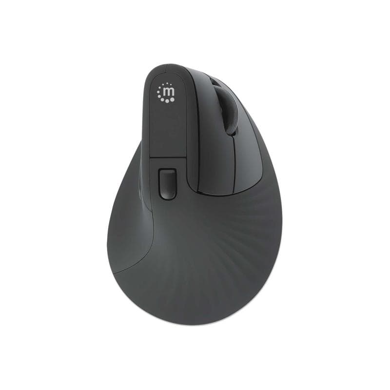 MANHATTAN Ergonomisch Vertikale Funkmaus USB-A schwarz