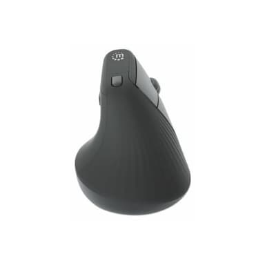 MANHATTAN Ergonomisch Vertikale Funkmaus USB-A schwarz