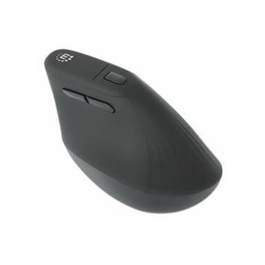 MANHATTAN Ergonomisch Vertikale Funkmaus USB-A schwarz