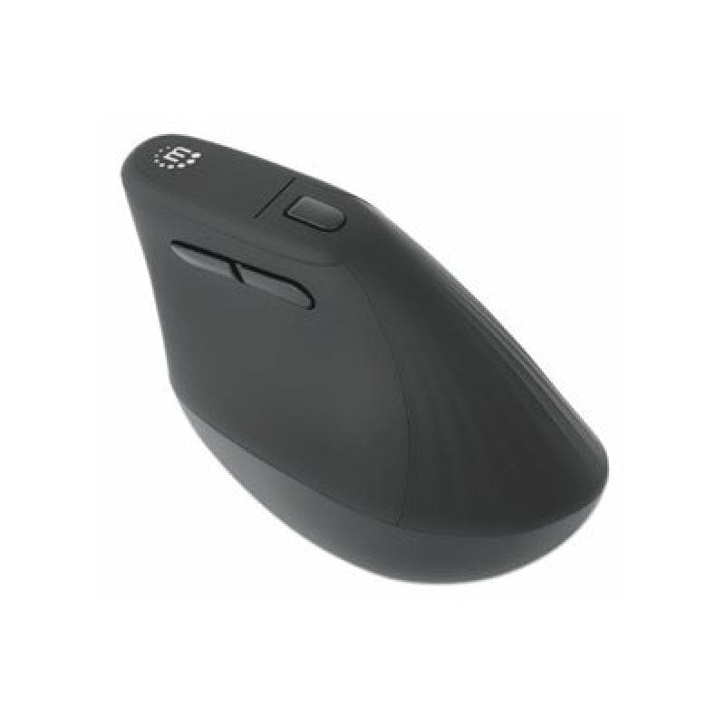 MANHATTAN Ergonomisch Vertikale Funkmaus USB-A schwarz