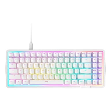 NZXT Function Elite MiniTKL Gaming Tastatur White ARGB