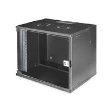 DIGITUS DN-49205 19 Zoll Wandgehäuse (B x H x T) 540 x 460 x 400 mm 9 HE Schwarz, Schwarz (RAL