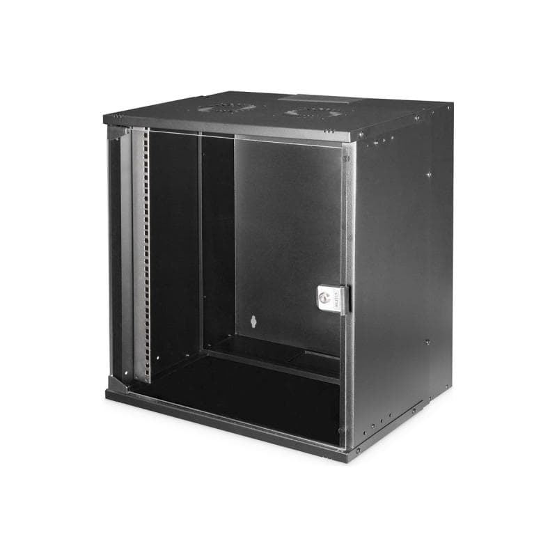 DIGITUS DN-49207 19 Zoll Wandgehäuse (B x H x T) 540 x 595 x 400 mm 12 HE Schwarz, Schwarz (RAL