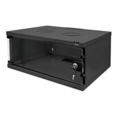 DIGITUS DN-38011 19 Zoll Wandgehäuse (B x H x T) 540 x 241 x 400 mm 4 HE Schwarz (RAL 9005), Sc