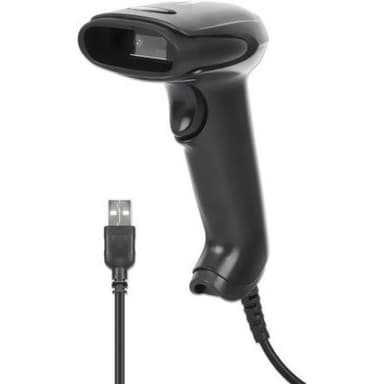 MANHATTAN 2D LED Barcodescanner 320mm 1,4m USB-Kabel schwarz
