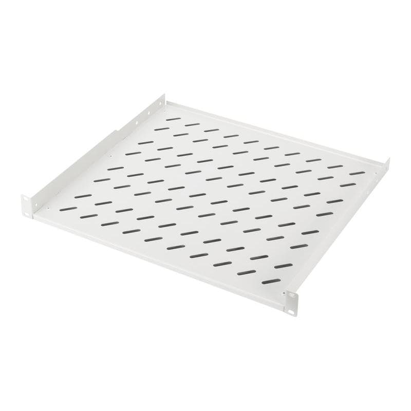 DIGITUS Fachboden 48,3cm 19Zoll fuer Netzwerkschrank RAL7035 grau 483x400x44mm incl. Befestigungsma