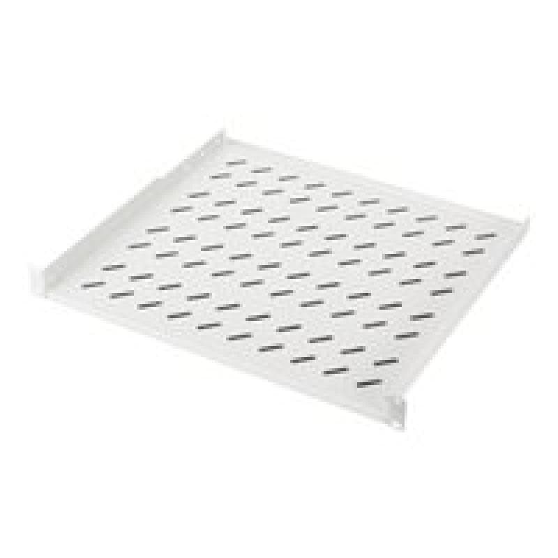 DIGITUS Fachboden 48,3cm 19Zoll fuer Netzwerkschrank RAL7035 grau 483x400x44mm incl. Befestigungsma