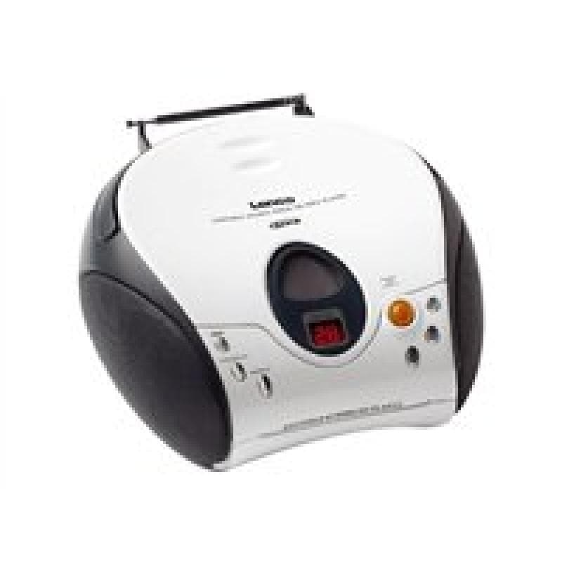 Lenco SCD-24 Weiß - UKW Radio mit CD-Spieler