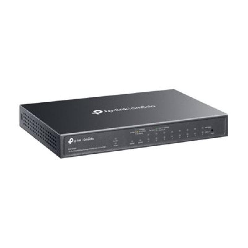 TP-LINK Omada 10-Port Gigabit Easy Managed Switch with 8-Port PoE+