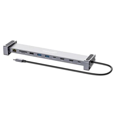 MANHATTAN 10-in-1 4K USB-C PD Dockingstation 2xHDMI
