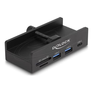 DELOCK Externer USB 5 Gbps HUB 2x USB Typ-A, 1x USB Type-C