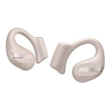JVC HA-NP50T-C Nearphones Leichter Open Ear True Wireless Kopfhörer sandbeige
