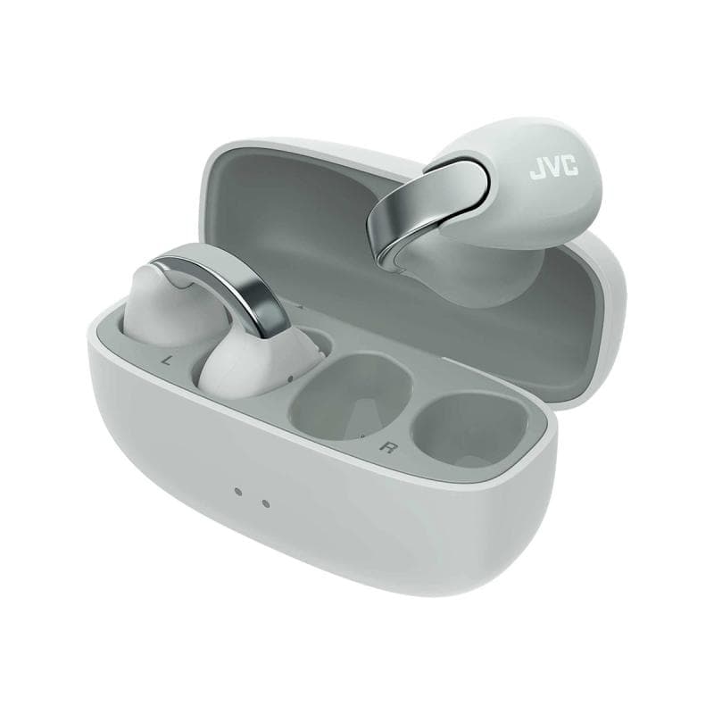 JVC HA-NP1T-H Nearphones Open Ear True Wireless Kopfhörer eisgrau