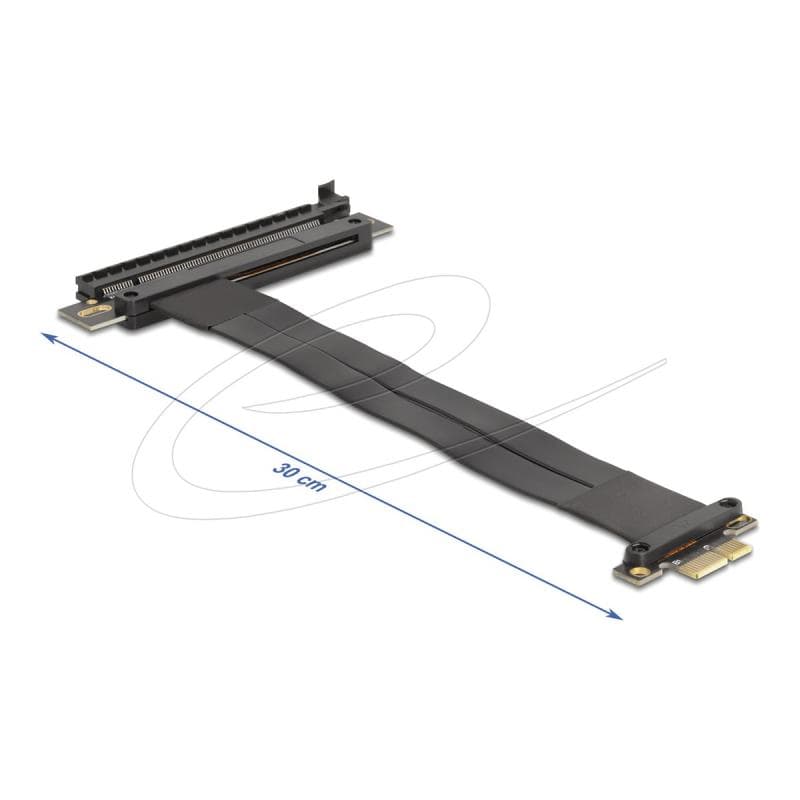 DELOCK Riser Karte PCI Express 3.0 x1 St > x16 Slot 30cm