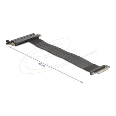 DELOCK Riser Karte PCI Express 3.0 x4 St > x16 Slot mit Kab.