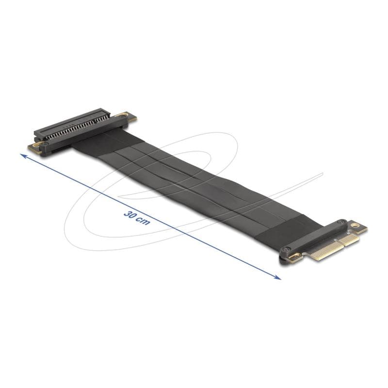 DELOCK Riser Karte PCI Express 3.0 x4 St > x8 Slot mit Kabel