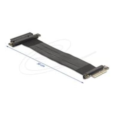 DELOCK Riser Karte PCI Express 3.0 x4 St > x8 Slot mit Kabel
