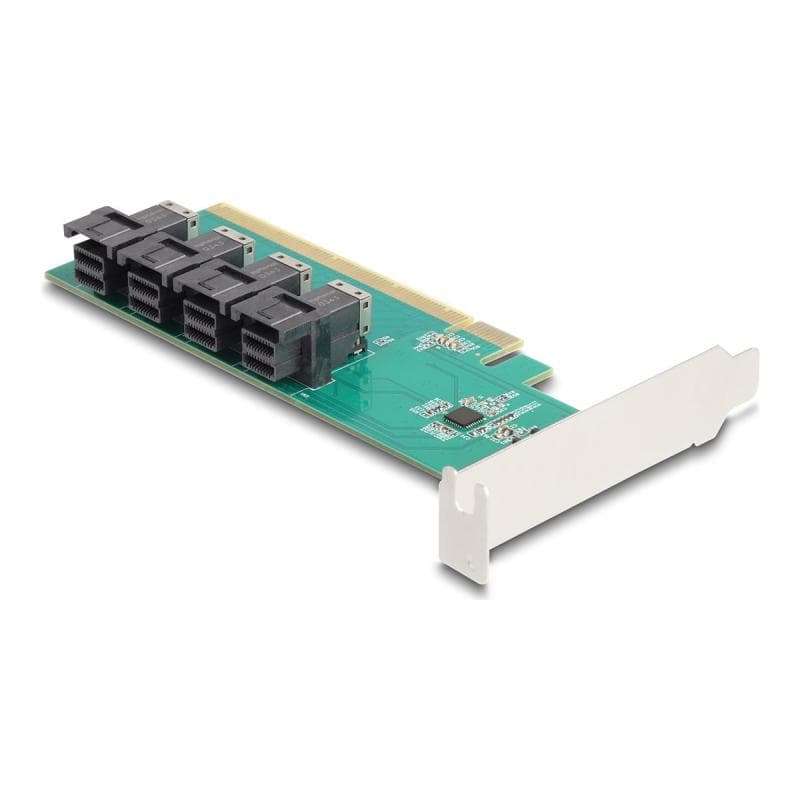 DELOCK PCI Express x16 Karte zu 4 int. SSF-8643 NVMe Bifurc.
