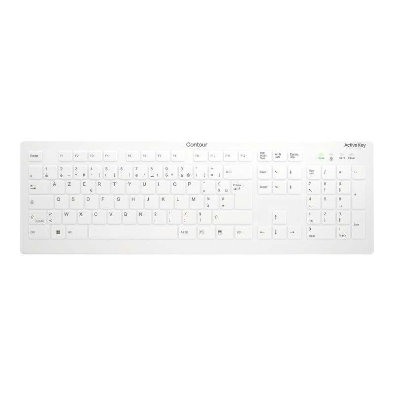 CHERRY AKTIVE KEY Flat Profile Wireless Hygiene Desktop Keyb